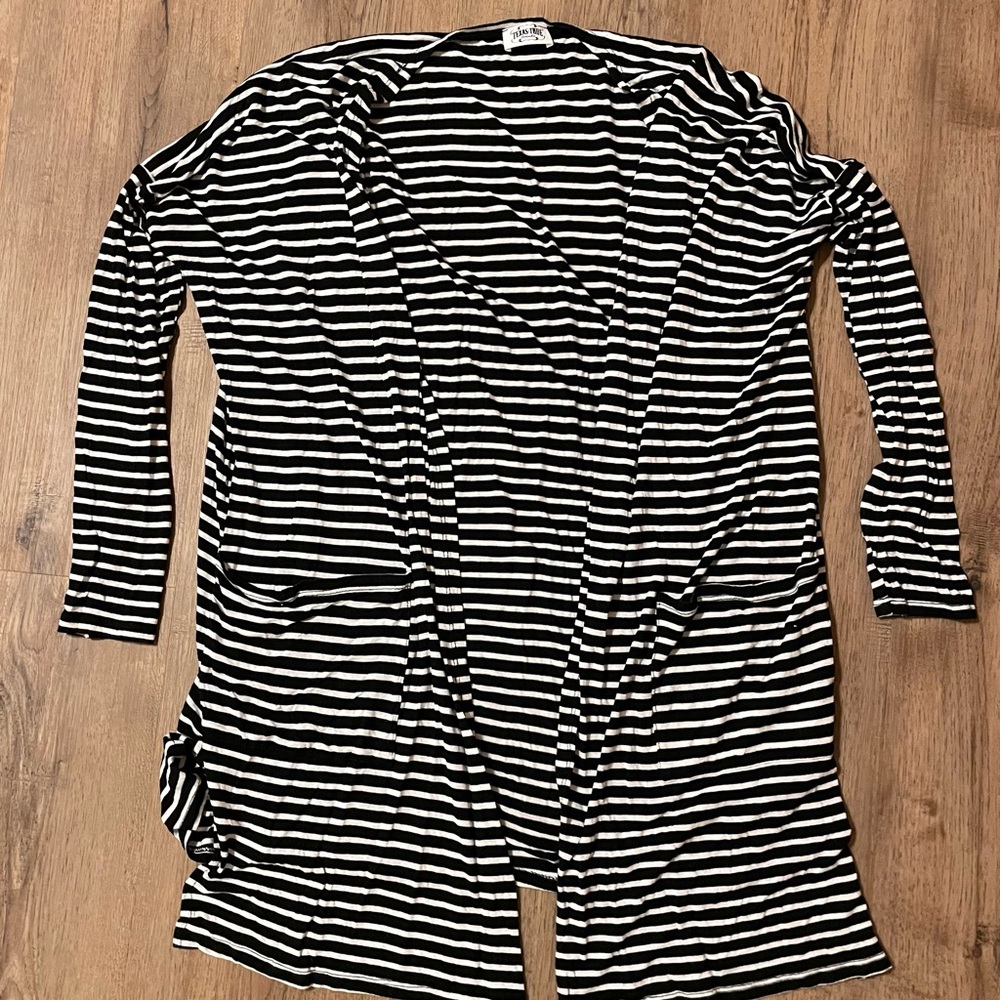 Texas True Threads Striped Cardigan